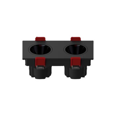 Bom preço. Double Heads Square Alumínio Spot Light Sala de estar Recessed Ceiling LED Spotlights on-line