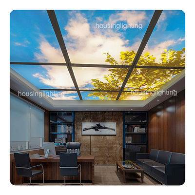 Good price 24 Inch 2x2 6060 40W Smart Natural Light LED Panel Dimmable Embedded Ceiling Light Blue Sky online