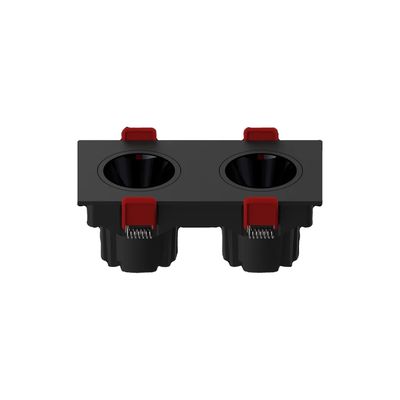 Bom preço. Double Heads Square Alumínio Spot Light Sala de estar Recessed Ceiling LED Spotlights on-line