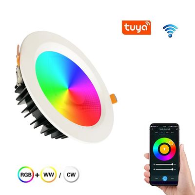 Good price 24° Beam Angle LED Downlight 12W CRI 80 With Aluminum Material online